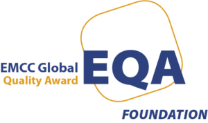 EMCC accreditation logo EQA colour clear background F